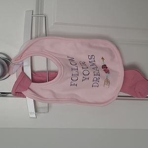 Baby girl bib